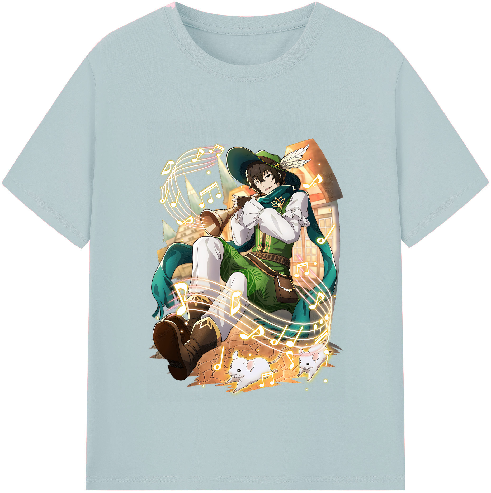 （画像用） 文豪ストレイドッグス Bungo Stray Dogs 綿100％半袖Tシャツ（フロントプリント）